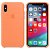 Apple Silicone Case for iPhone XS - Papaya