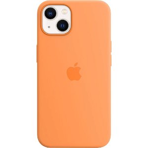 Apple Silicone Case with MagSafe for iPhone 13 - Marigold