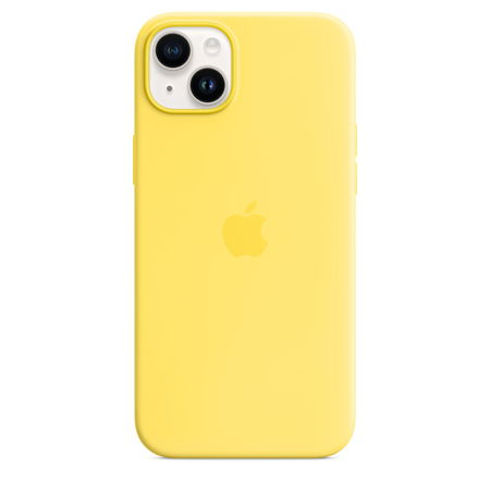 Apple Silicone Case with MagSafe for iPhone 14 Plus - Canary Yellow