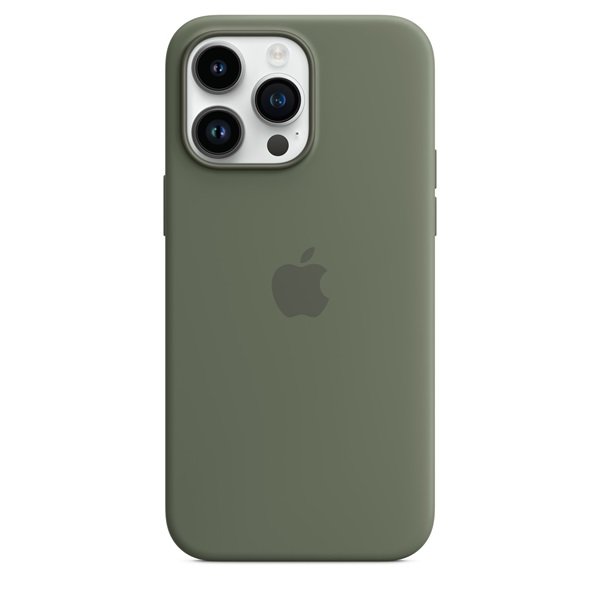 Apple Silicone Case with MagSafe for iPhone 14 Pro Max - Olive