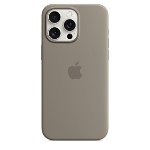 Apple Silicone Case with MagSafe for iPhone 15 Pro Max - Clay