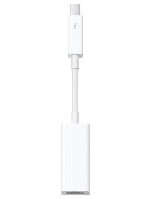 Apple Thunderbolt to Gigabit Ethernet Adapter with Built-in Thunderbolt Cable