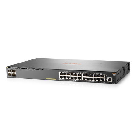 Aruba 2930F-24G-PoE+-4SFP 24 Port Layer 3 Gigabit PoE+ Managed Switch + 4 x SFP