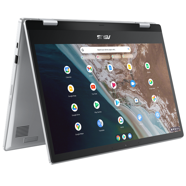 ASUS Chromebook Flip CX1 14 Inch Intel Celeron 5100 2.8GHz 8GB RAM 64GB eMMC Convertible Touchscreen Laptop with ChromeOS