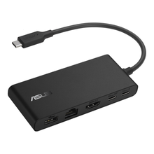 view ASUS DC201 USB-C Dual Video Laptop Docking Station - 1x HDMI, 2x USB-C, 1x USB-A, 1x RJ-45