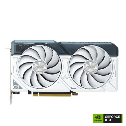 ASUS Dual GeForce RTX 4060 8GB GDDR6 White OC Nvidia Video Card - HDMI, DisplayPort