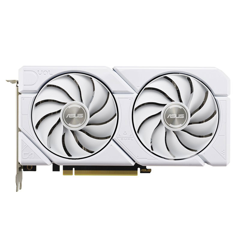 ASUS Dual GeForce RTX 4070S EVO 12GB GDDR6X White OC Nvidia Graphics Card - HDMI, DisplayPort