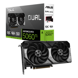ASUS DUAL-RTX5060TI-O16G 16GB GDDR7 Graphic Card - HDMI, DisplayPort