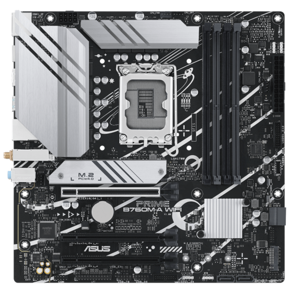 Asus Prime B760M-A LGA1700 mATX RGB Wi-Fi Motherboard