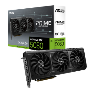 ASUS PRIME-RTX5080-O16G 16GB GDDR7 Graphic Card - HDMI, DisplayPort