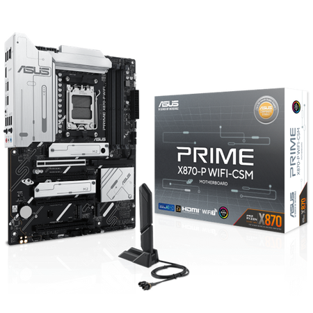 ASUS PRIME X870-P WIFI-CSM AMD AM5 X870 ATX Wi-Fi Motherboard