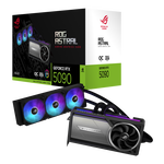 ASUS ROG Astral LC GeForce RTX 5090 32GB GDDR7 OC Edition Gaming Graphic Card - HDMI, DisplayPort