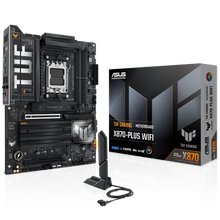view ASUS TUF GAMING X870-PLUS WIFI AMD AM5 X870 ATX Wi-Fi Gaming Motherboard