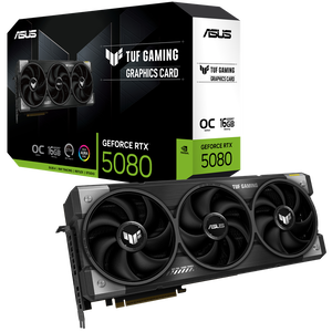 ASUS TUF-RTX5080-O16G-GAMING 16GB GDDR7 NVIDIA Graphics Card - HDMI, DisplayPort