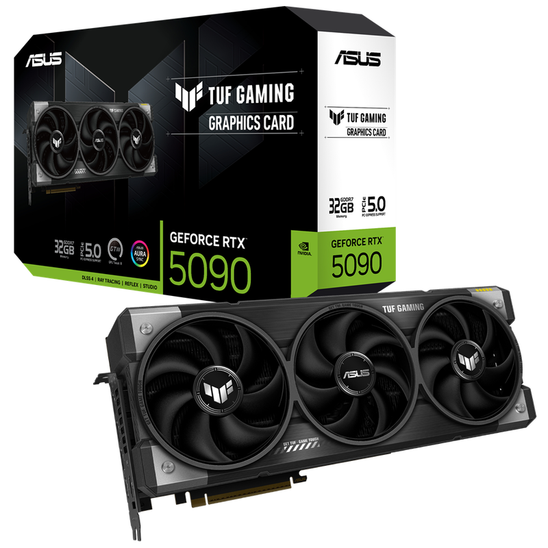 ASUS TUF-RTX5090-32G-GAMING 32GB GDDR7 NVIDIA Graphics Card - HDMI, DisplayPort