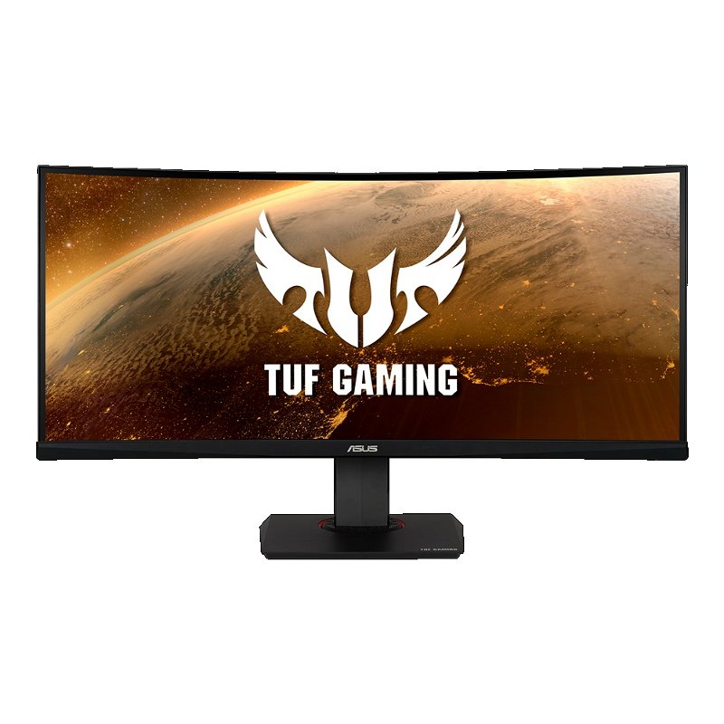 ASUS TUF VG35VQ 35 Inch 3440 x 1440 21:9 1ms 100Hz 300nit VA Gaming Monitor with USB-A Hub - DP, HDMI