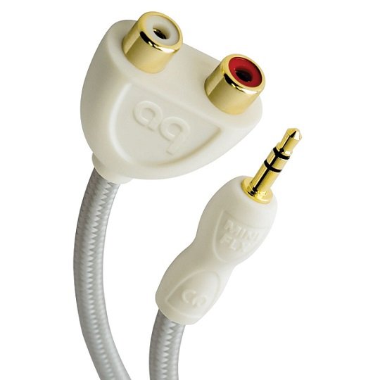 AudioQuest FLX-Mini Adaptor - 3.5mm Stereo Male - Dual RCA Female