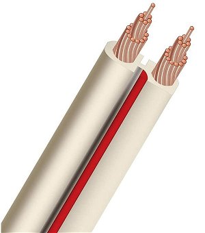 AudioQuest X2 Flat Series 30m Speaker Cable Roll - Off White