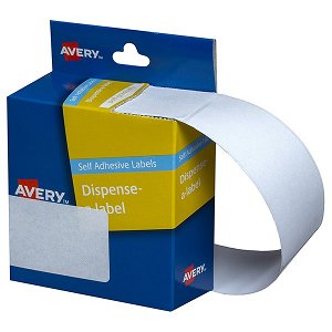 Avery 29mm x 76mm Removable Dispenser Label White - 180 Labels
