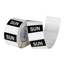 view Avery 40mm Sunday Square Label Black/White - 500 Labels