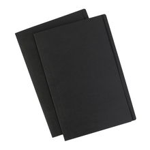 view Avery Matt Black Manila Folder Foolscap with White Labels - 10 Pack