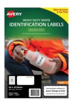 Avery J4773 White Inkjet 63.5 x 33.9mm Extra Strong Permanent Heavy Duty Labels – 240 Pack