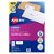 Avery L7651 White Laser 38.1 x 21.2mm Permanent Quick Peel Address Labels with Sure Feed - 6500 Pack
