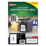 Avery L7914 White Laser 99.1 x 67.7mm Extra Strong Permanent Ultra-Resistant Chemical Grade Labels – 80 Pack