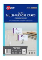 Avery C32074 White Laser Inkjet 85 x 54mm Double Sided Multi-Purpose Cards – 80 Pack