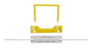 Avery Yellow Clip File Fastener - 100 Pack