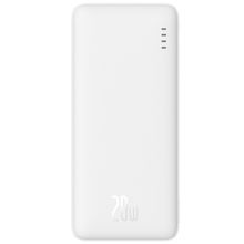 view Baseus Airpow 10000mAh USB-A to USB-C Power Bank - White