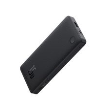 view Baseus Airpow Lite 10000mAh USB-A and USB-C Power Bank - Cosmic Black