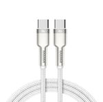 Baseus Cafule Series 1m USB-C to USB-C Cable - White