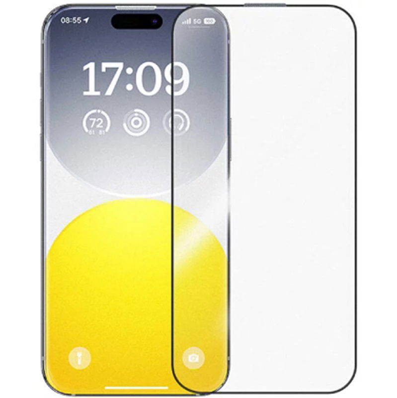 Baseus Crystalline Series Tempered Glass Screen Protector for iPhone 15 Plus - Clear