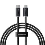 Baseus Dynamic 3 Series 1M USB-C to USB-C Charge & Sync Cable - Cluster Black