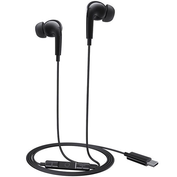 Baseus Encok CZ18 USB In-Ear Wired Stereo Earphones - Black