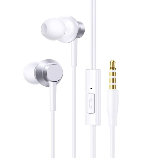 Baseus Encok HZ11 3.5mm In Ear Wired Stereo Earphones - Moon White