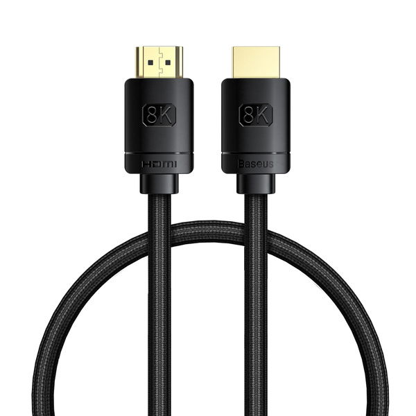 Baseus High Definition 0.5m HDMI 8K to HDMI 8K Cable - Black