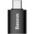 Baseus Ingenuity USB-C to USB-A Mini OTG Adapter - Black