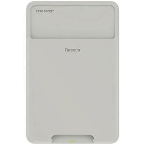 Baseus Stick on Silicone Card Holder for Mobile Phone - French Grey