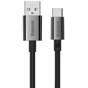 Baseus Superior Series 1m USB-A to USB-C Charge & Sync Cable - Cluster Black