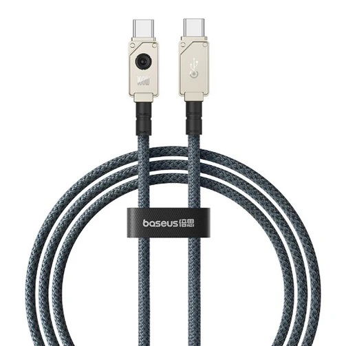 Baseus Unbreakable 1M USB-C Charge & Sync Cable - Stellar White