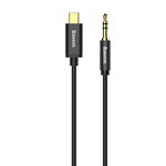 Baseus Yiven M01 1.2m USB-C Male to 3.5mm Male Audio Cable - Black