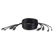 view Belkin 1.8m Dual DisplayPort, USB & Audio KVM Cable