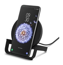 view Belkin BoostCharge 10W Wireless Desktop Smart Phone Charging Stand - Black