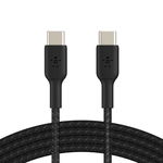 Belkin BoostCharge 1m Braided USB-C to USB-C Cable - Black