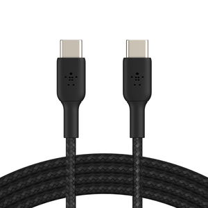 Belkin BoostCharge 1m Braided USB-C to USB-C Cable - Black