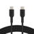 Belkin BoostCharge 1m Braided USB-C to USB-C Cable - Black