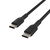 Belkin BoostCharge 1m Braided USB-C to USB-C Cable - Black