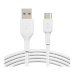 Belkin BoostUP Charge 1m USB-C to USB-A Duratek Charge & Sync Cable - White